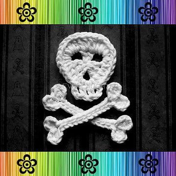 Skull and Crossbones Applique