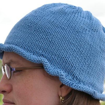 Ripple brim chemo cap