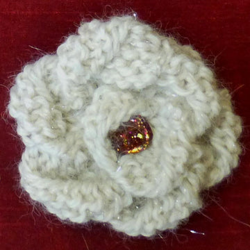 Sweet & Simple Knitted Rosette
