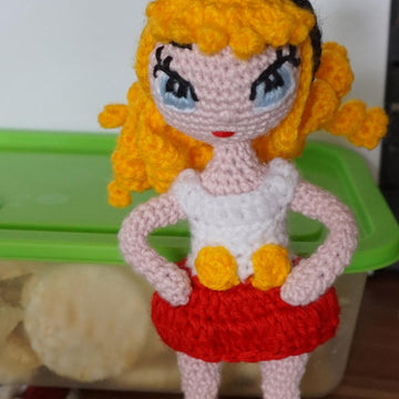 Häkelanleitung Amigurumi Puppe Josie!