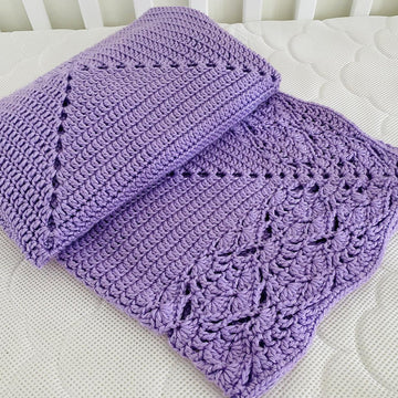 Lacy Edged Baby Blanket