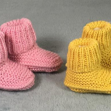 Baby Simple Circular Booties