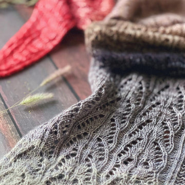 Delicate Blush Shawl