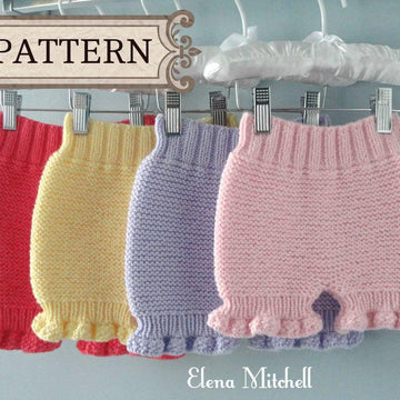 Christening Baby Dress Baby Bloomers Knitting Pattern