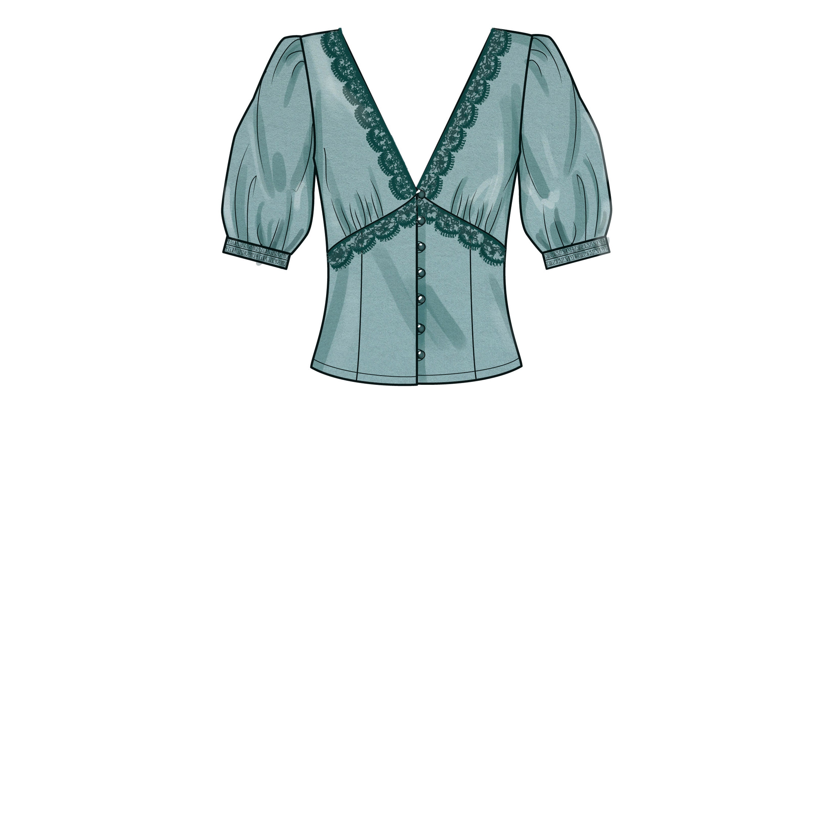 Simplicity Misses' Blouse S9606 - Sewing Pattern