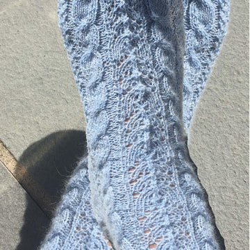 Cable & Lace Socks