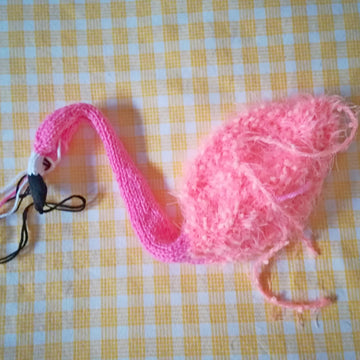 Knitting Pattern  pink flamingo
