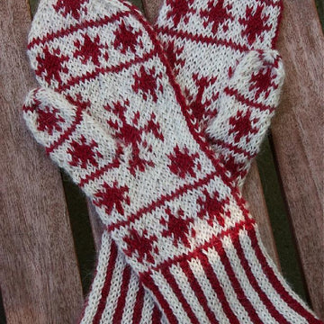 Maple Leaf Mittens