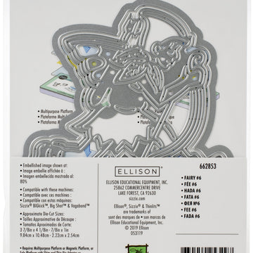 Sizzix Thinlits Dies By Jorli Perine 6/Pkg - Fairy #6