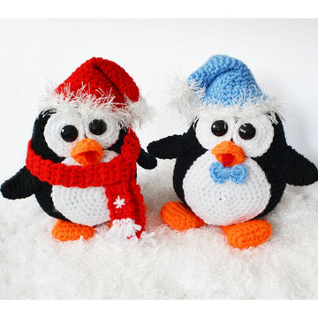 Crochet Christmas Penguin Set – Amigurumi Penguins, Holiday Tree, Ladder and Festive Decor (PDF)