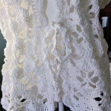 Star-Lace Stitch Crochet Kimono