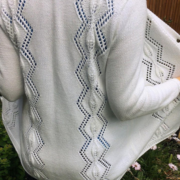 Long Line Cardigan with Panels
