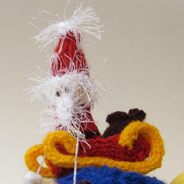 Santas sleigh ride tea cosy