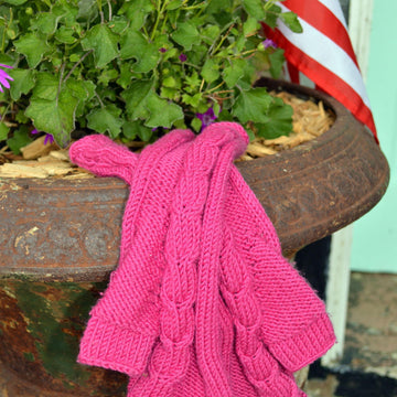 Cabled Fingerless Gloves