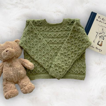 2315 Girls Chain Pattern Sweater