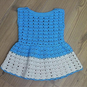 Easy Crochet Girl's Dress (up to 6 years)