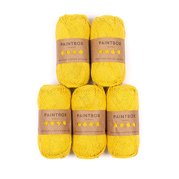 Paintbox Yarns Recycled Cotton Worsted 5 Ball Value Pack