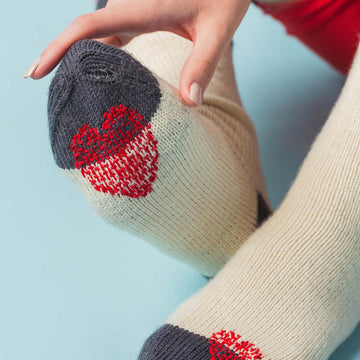 Mended Heart Hat and Socks Set