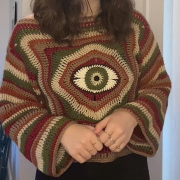 Whimsical Eye Jumper