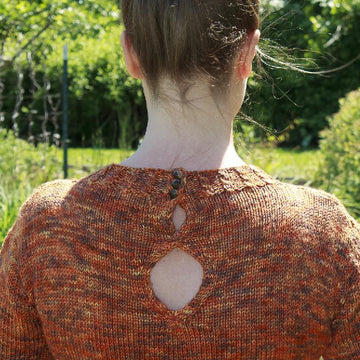 Cable and Button Pullover