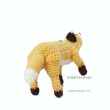 Walking Fox amigurumi きつねのあみぐるみ