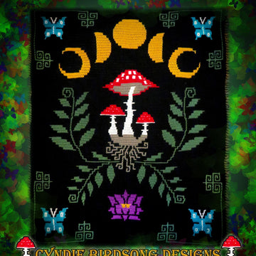 Dark Botanical Vibes blanket
