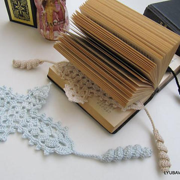 Easter Crochet Gift Cross Bookmark