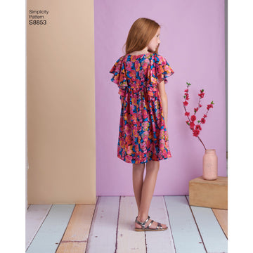 Simplicity S8853 Child's amd Girls Dress - Sewing Pattern