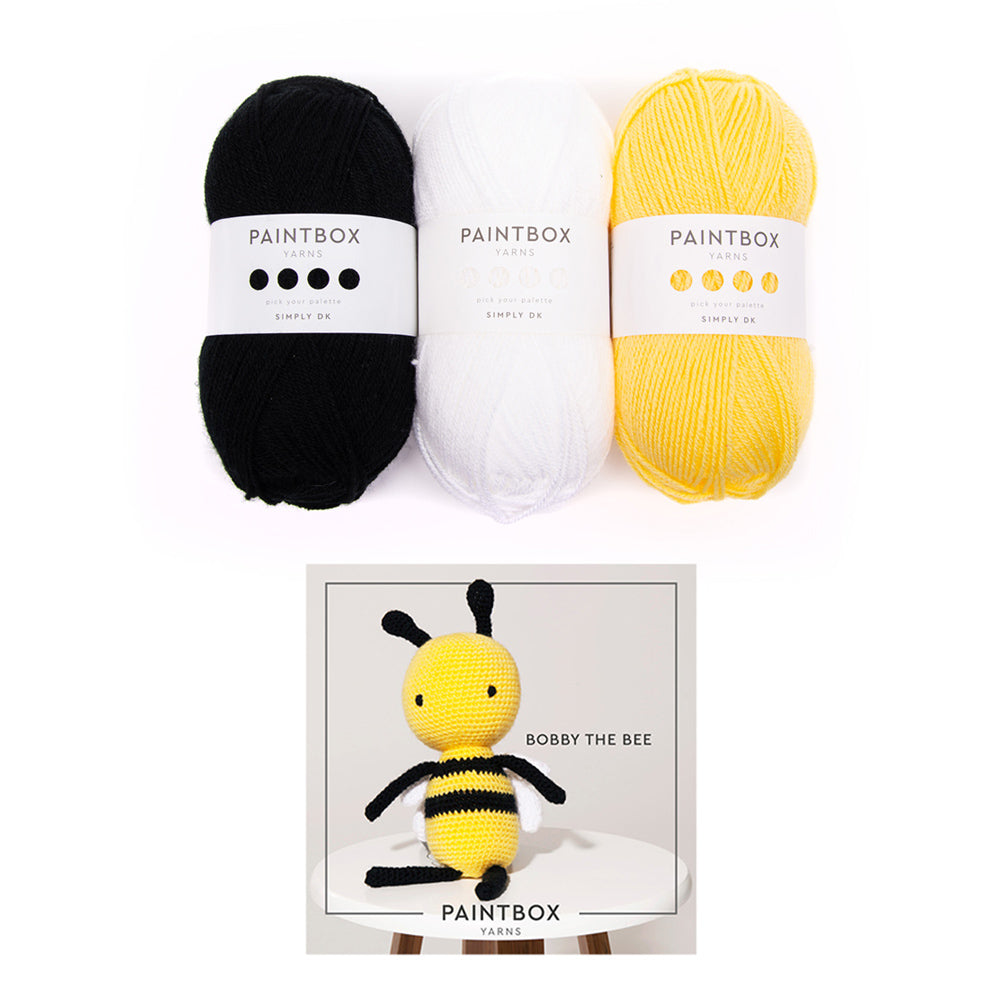 Paintbox Yarns Simply DK Bobby the Bee 3 Ball Crochet Kit