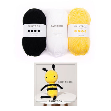 Paintbox Yarns Simply DK Bobby the Bee 3 Ball Crochet Kit