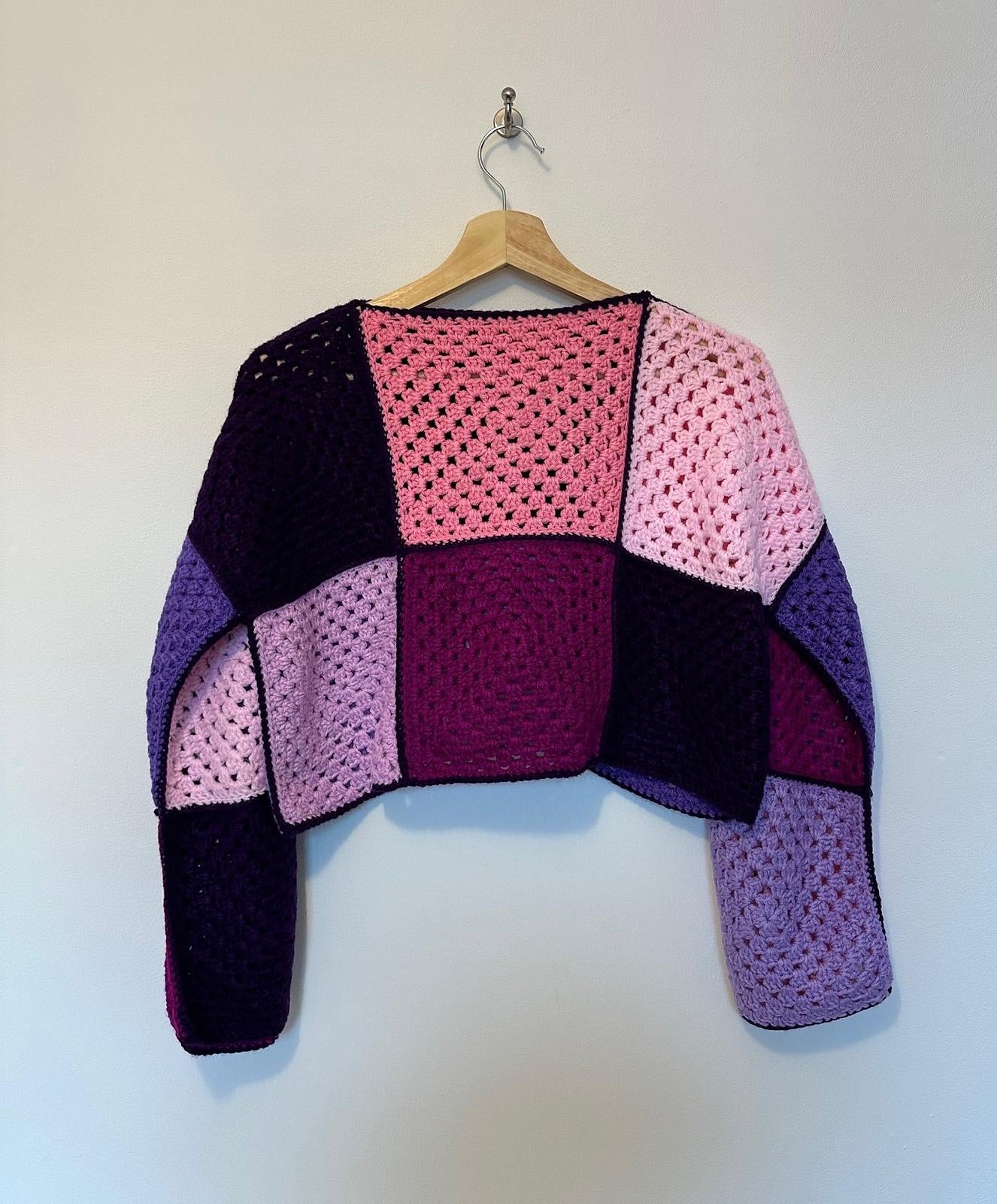 Granny Square Midi Top Crochet Pattern