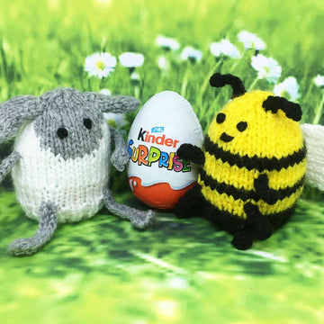 Easter Kinder Surprise cover, sheep and bee