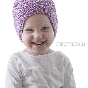 Easy Seed Stitch Baby Hat