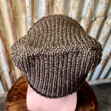 Alpine Cuffed Beanie -- a loom knit pattern