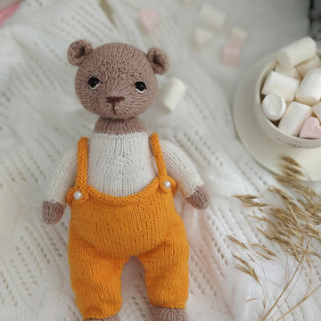 Teddy bear knitting toy pattern - OlaKnittedBears