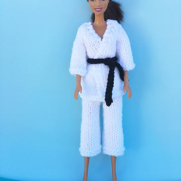 Barbie karate gi and boxing suit