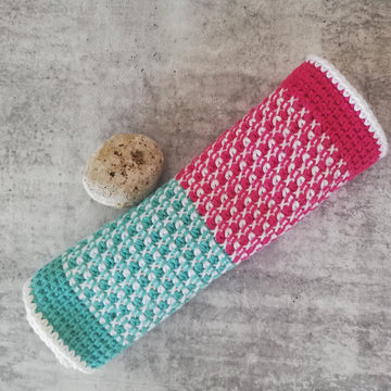 Tunisian Crossed Wash Mitt