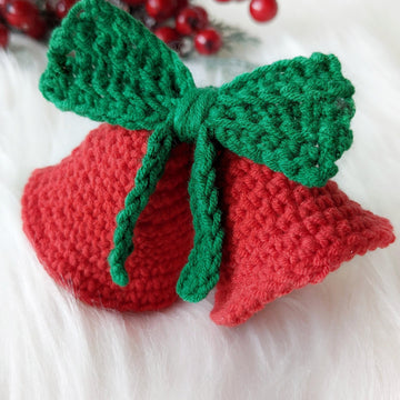 Christmas bells ornament easy crochet pattern