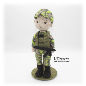 Soldier / Military Man Crochet Pattern