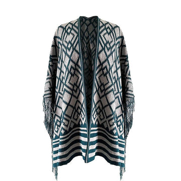 GeoChic crochet cape