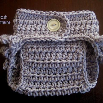 Ruffle Bottom Diaper Cover Soaker Crochet Pattern 306