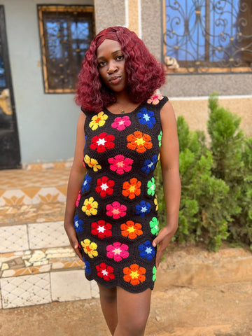 Elsie Petal Radiance Dress Crochet Pattern