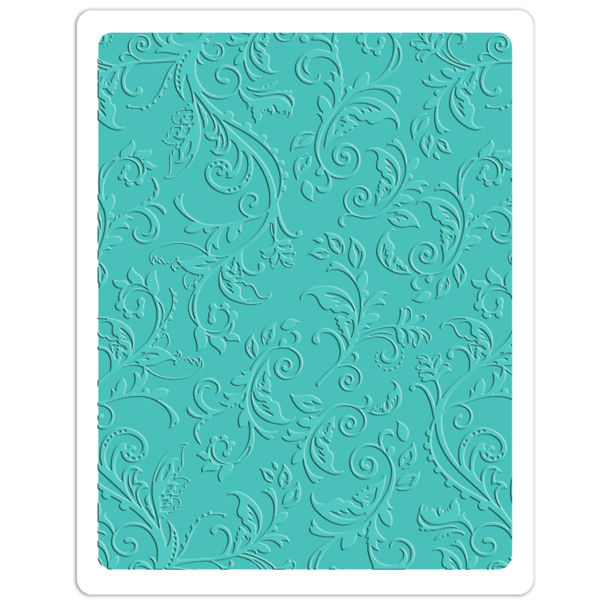 Sizzix Textured Impressions Plus Embossing Folder - Botanical Swirls