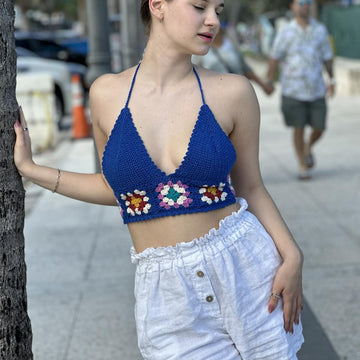 Granny Square bralette top