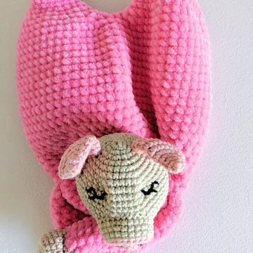Sleepy Pig Comforter, Pig Lovey