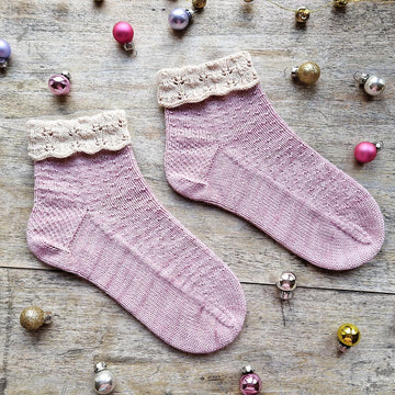 Violet's Angel Costume Socks
