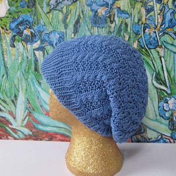 IRIS CABLE PEAK SLOUCH HAT