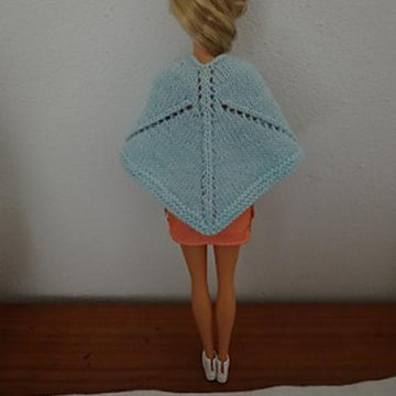 Poncho for Annachiara’s Barbie
