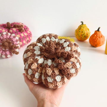 Granny Stitch Pumpkins - Stacked Fall Pumpkin Decor - Crochet Pattern