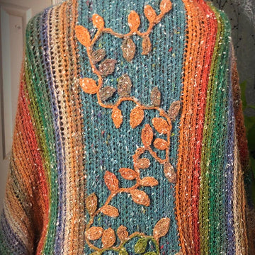 Autumn Leaves Hooded Shrug
